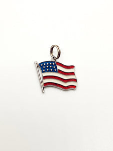 USA Flag Enamel Souvenir Charm