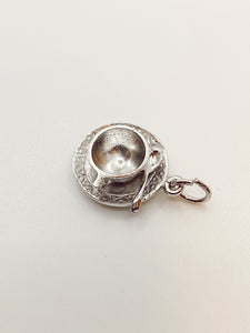 Teacup, Saucer and Silver Spoon Charm