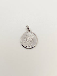 Leo Zodiac Medallion Charm II