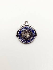 Florida Sunshine State Spinning Medallion Souvenir Charm