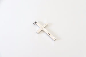 Etched Cross Pendant / Charm