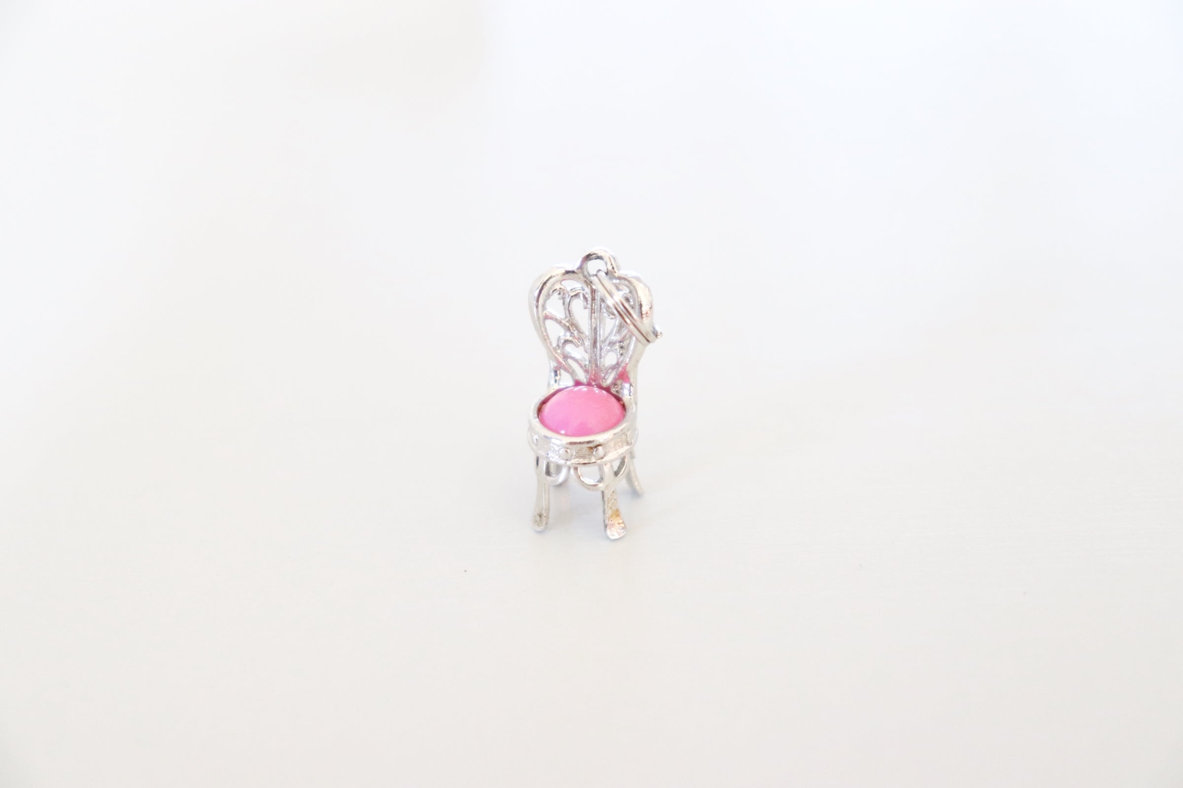 Pink Tufted Chair Charm