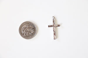 Etched Cross Pendant / Charm